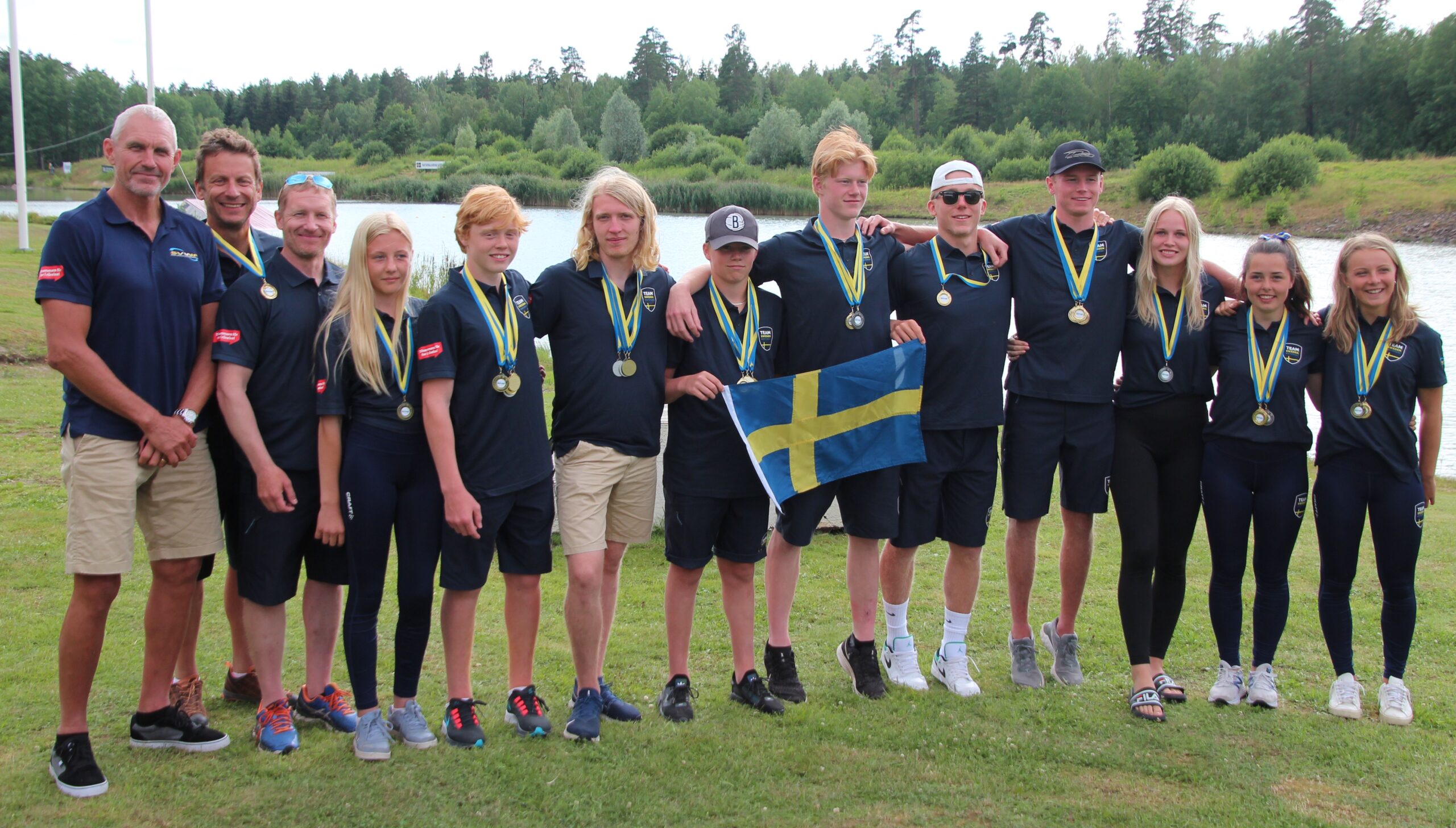 Guldregn över svenska landslaget vid SYC i Mariestad!