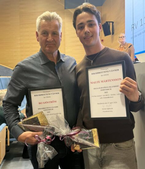 SVWF gratulerar Bo & Malte till stipendier från Riksidrottens Vänner!