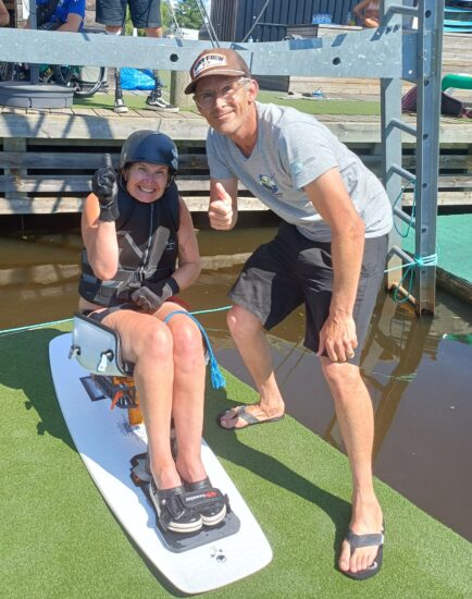 Lyckad prova på dag i Sitwake på Västerås Wake Park