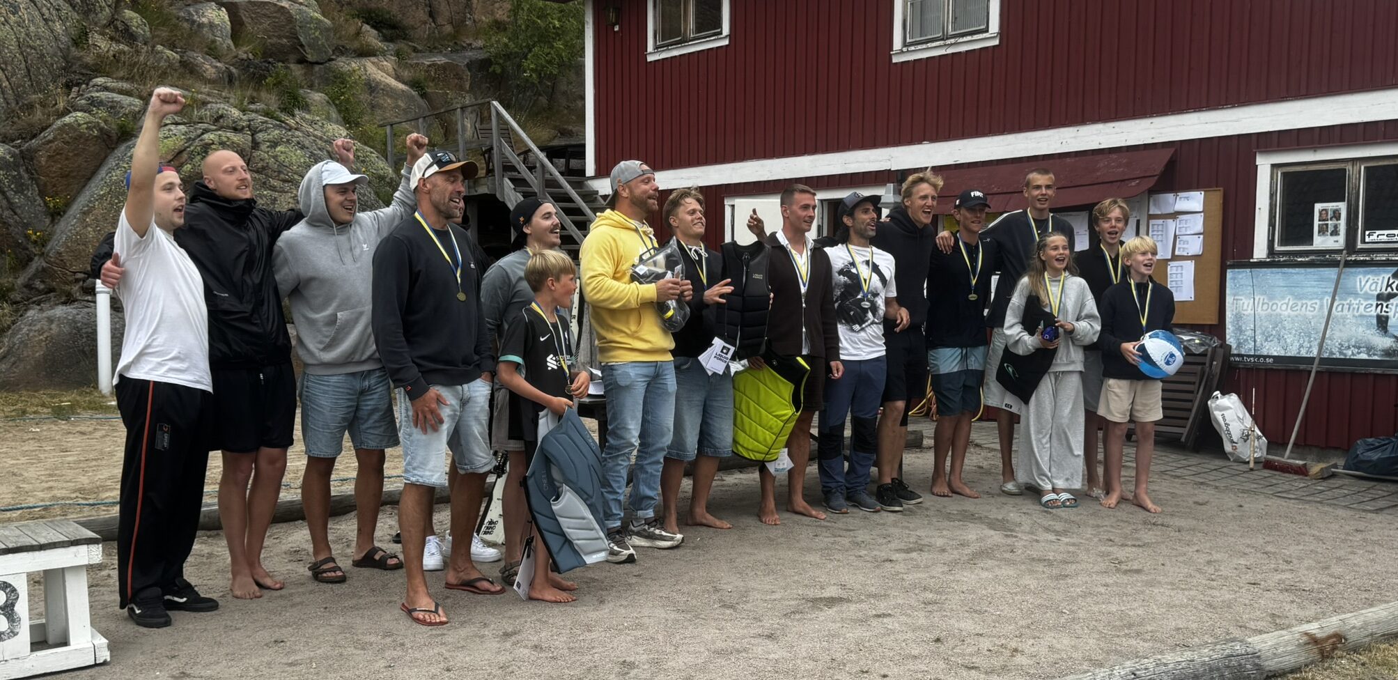 Wakeboard SM efter båt i Tullboden